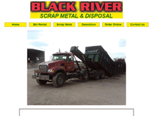 Tablet Screenshot of blackriverdisposal.com